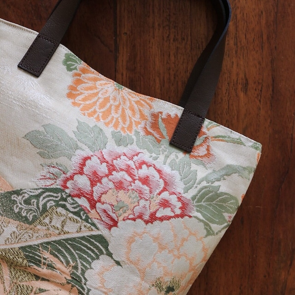Japanese Bag |  Small Hand Bag | Small Tote Bag | Boho Bag | Japanese Gift |