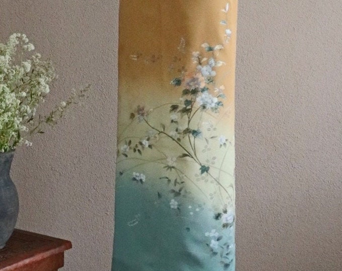 Vintage Japanese Tsukesage Kimono Wrap Skirt MADOKA