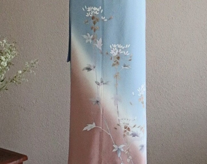 Vintage Japanese Tsukesage Kimono Wrap Skirt KATSURA