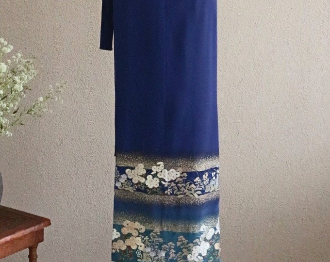 Vintage Japanese Tsukesage Kimono Wrap Skirt SATSUKI