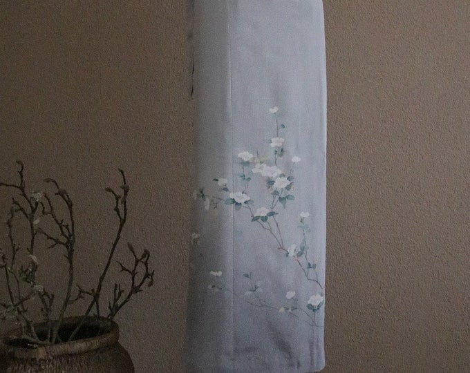 Vintage Japanese Tsukesage Kimono Wrap Skirt HIRO