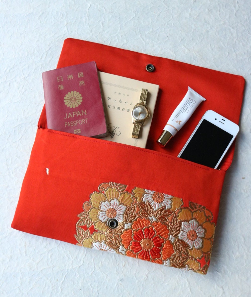 Japanese Kimono Obi Clutch Obi Bag Kimono Bag Japanese Clutch