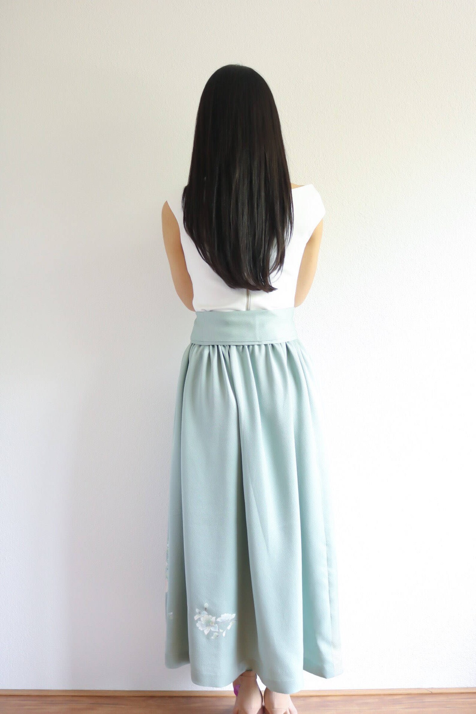japanese maxi skirt