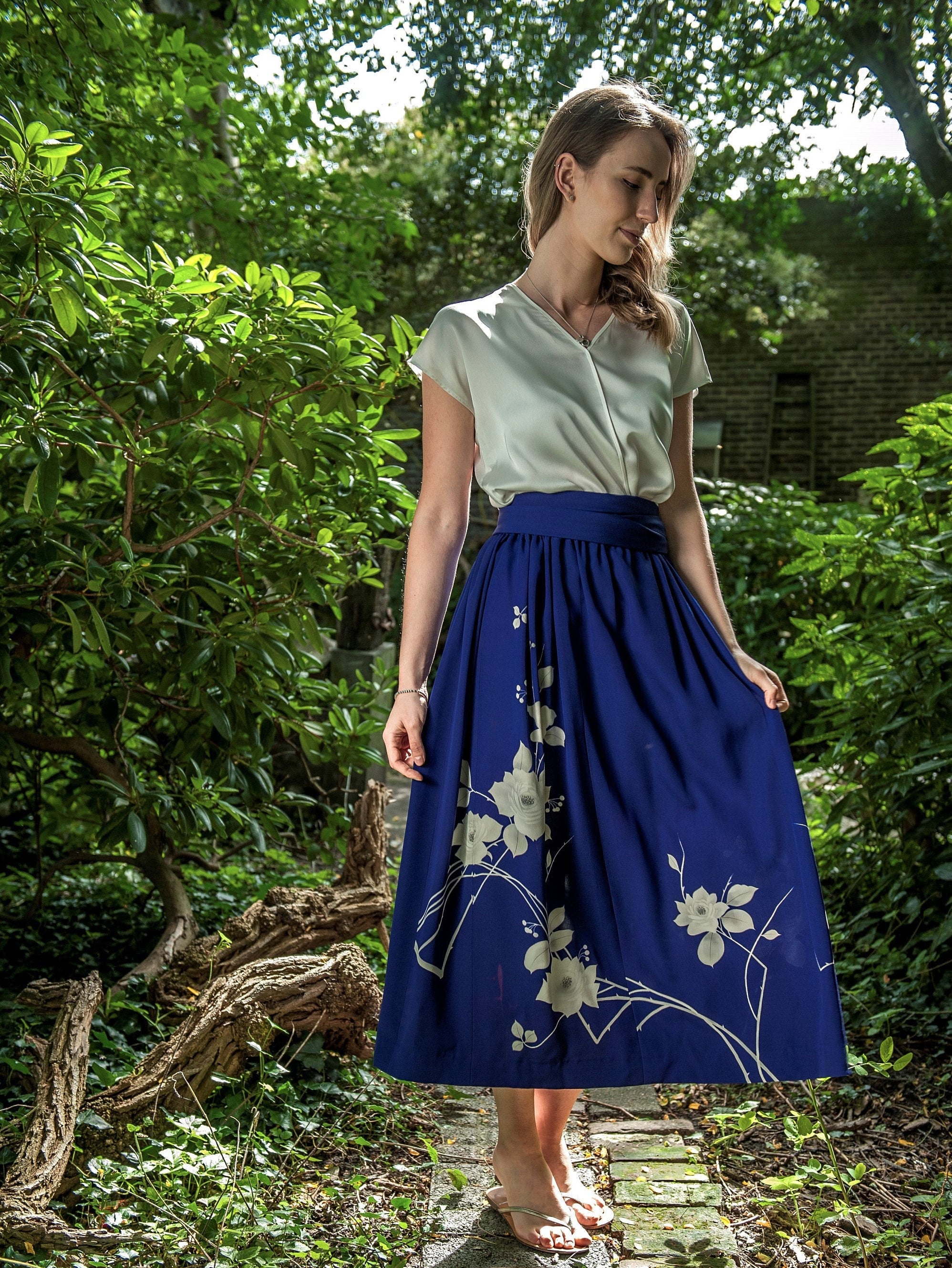 Japanese Kimono Skirt AOI