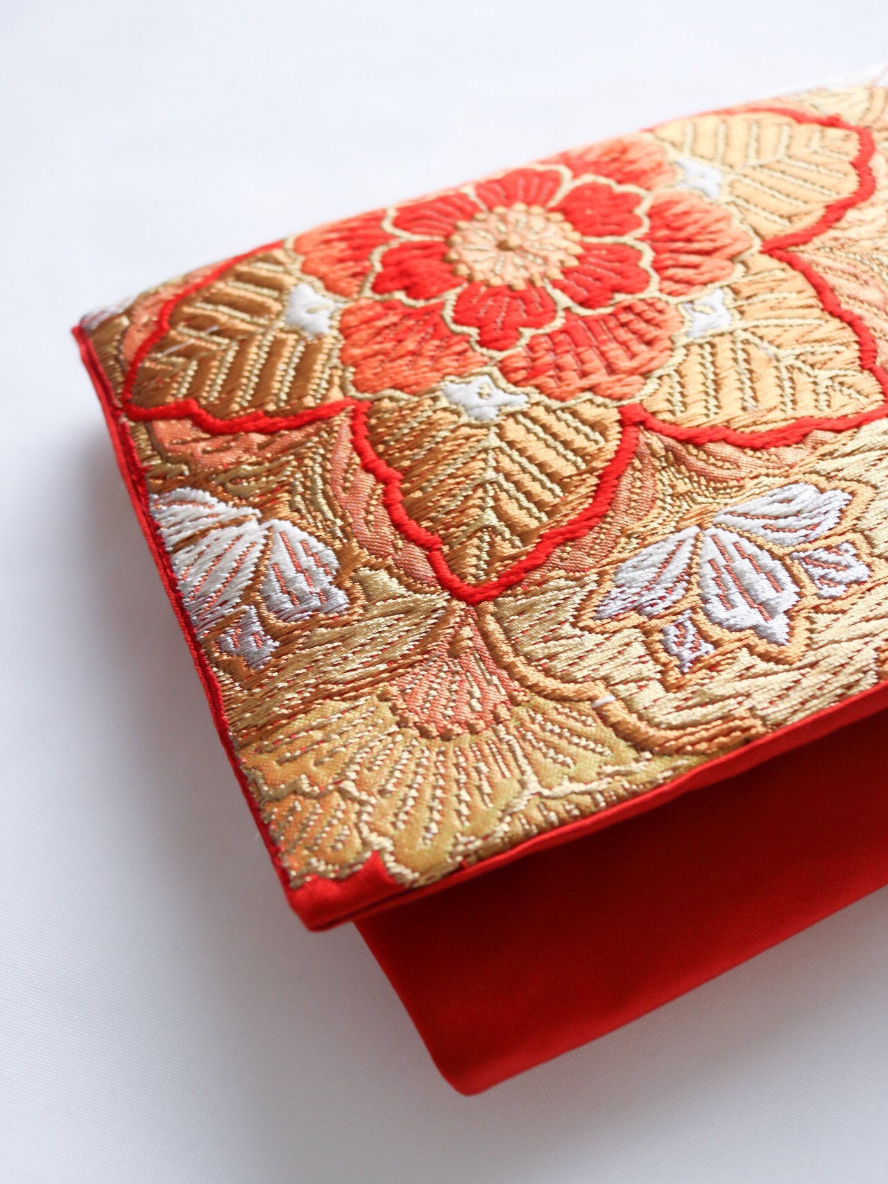 Japanese Kimono Obi Clutch Bag