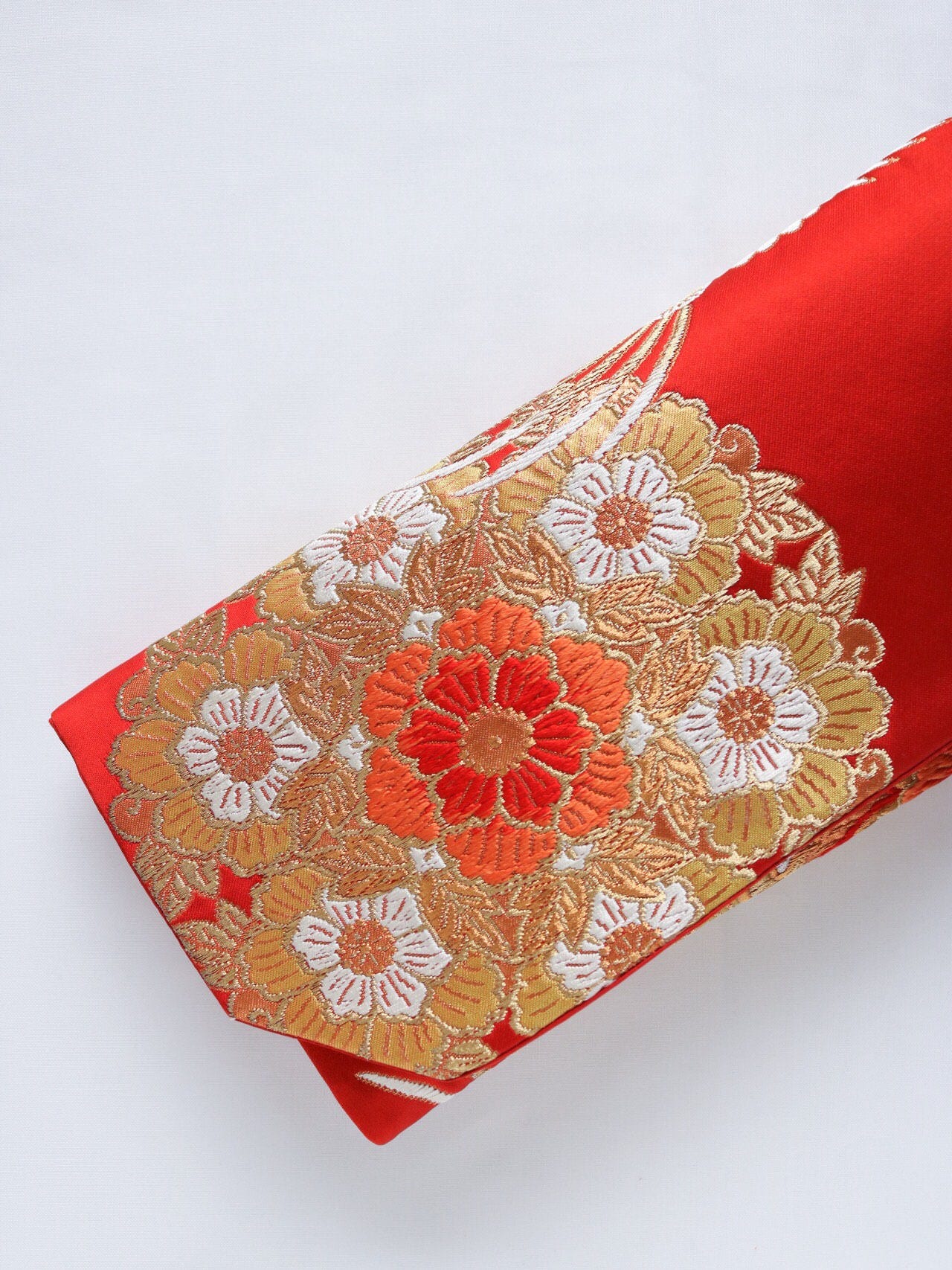 Japanese Kimono Obi Clutch Bag