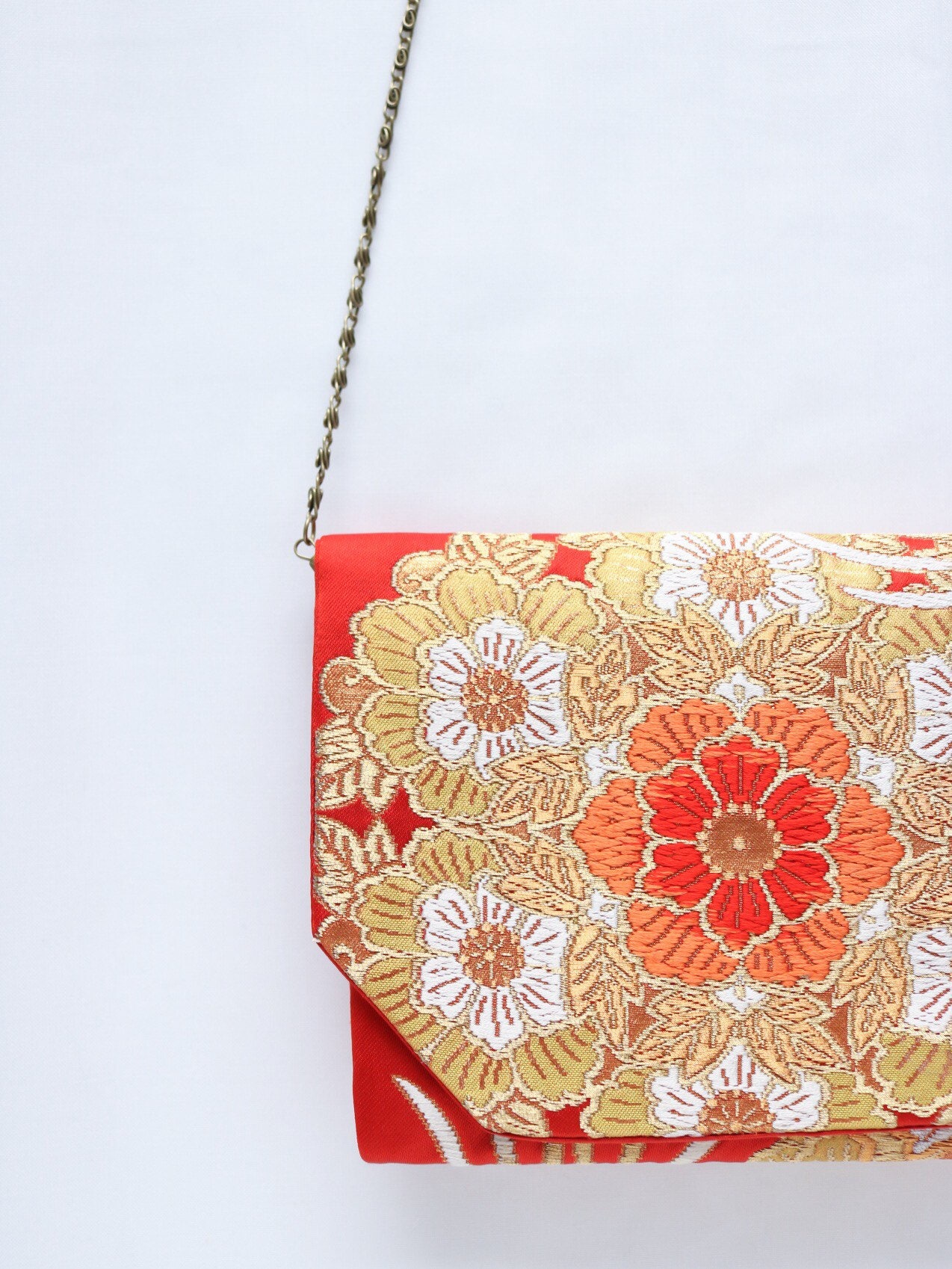 Japanese Kimono Obi Clutch Bag