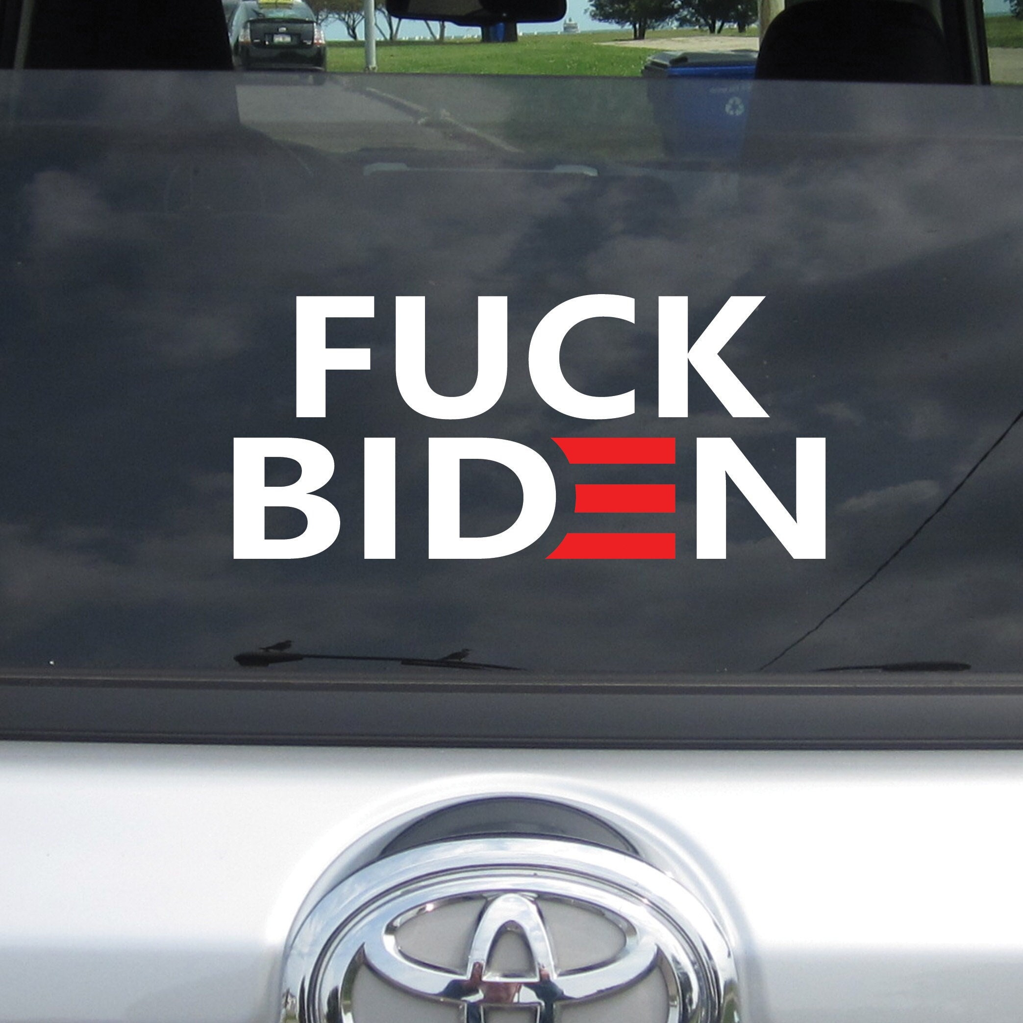 Fuck Biden Car Decal Etsy