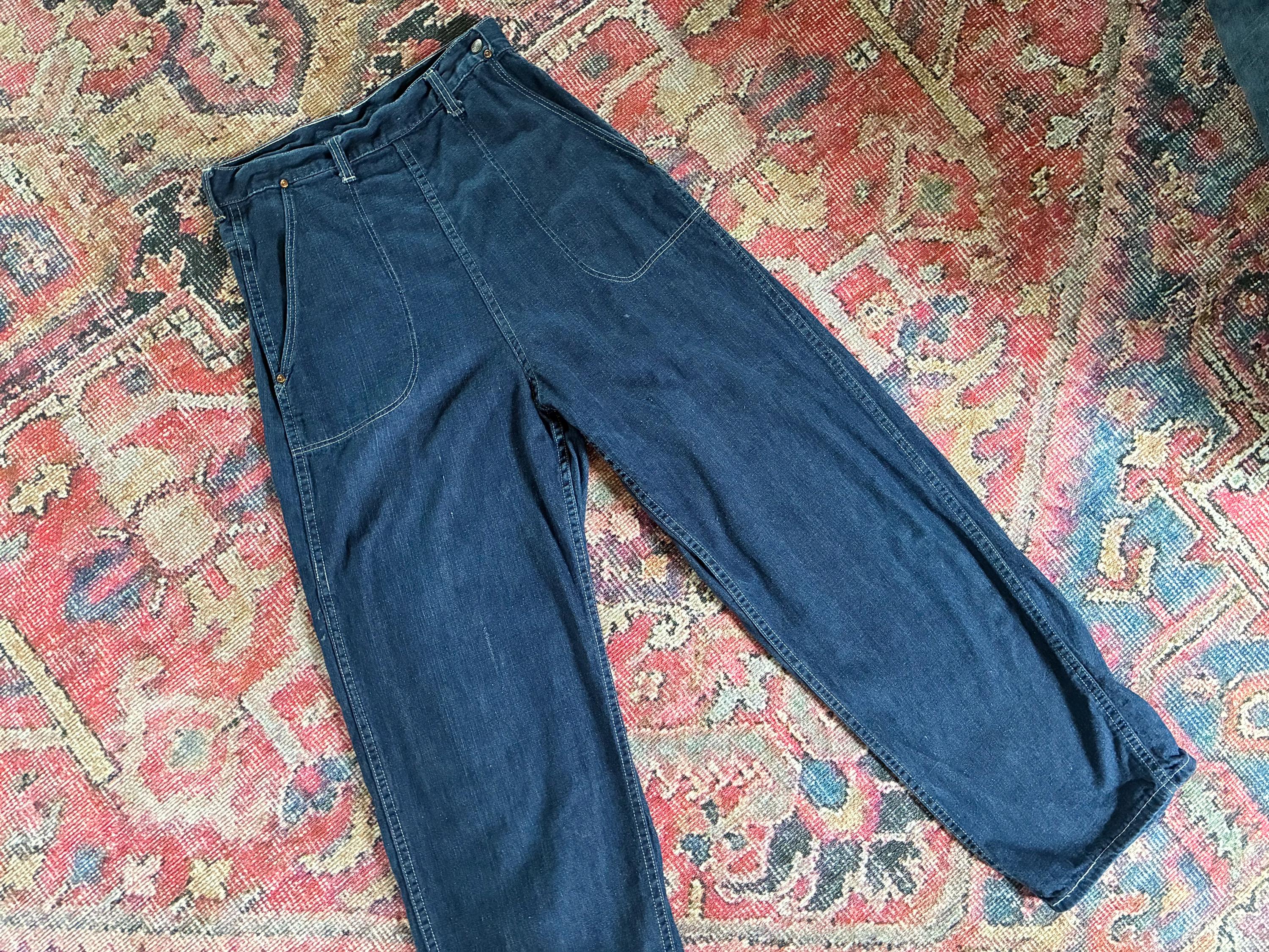 ▪️50’s【RIM】VINTAGE PANTS Fifties Peg Trousers - 1950s Authentic Vintage Look