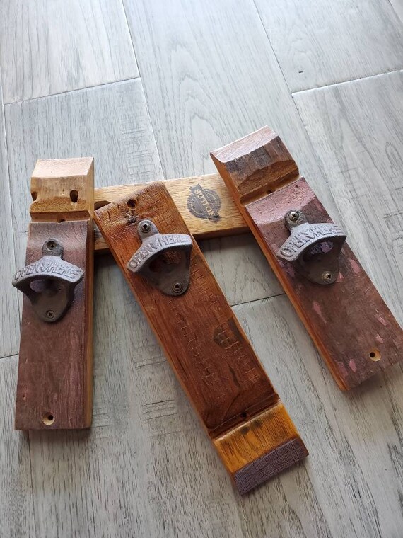 Wine Barrel Bottle Opener with Drink & Barware Kitchen & Dining