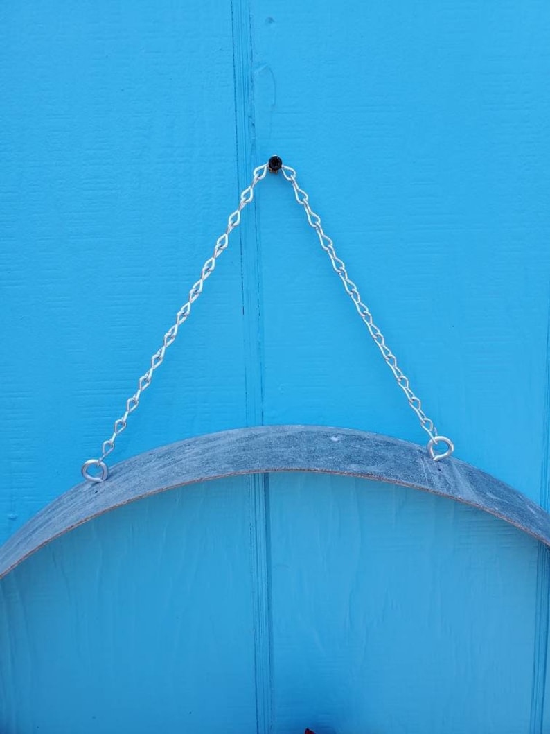 Wine Barrel Hoop and Barrel Stave Shelf With One 1 Centered Etsy