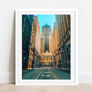 Chicago Photography, Board Of Trade, Chicago Architecture, La Salle Street Chicago, Chicago Wall Art, Chicago Prints, Chicago Building