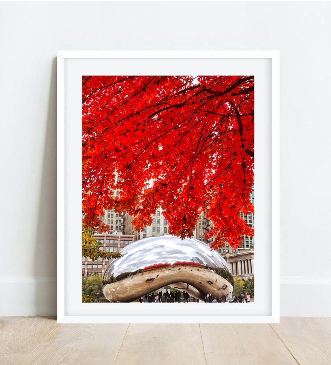 Chicago Bean Photo, Cloud Gate Print, Millennium Park Photo, Chicago