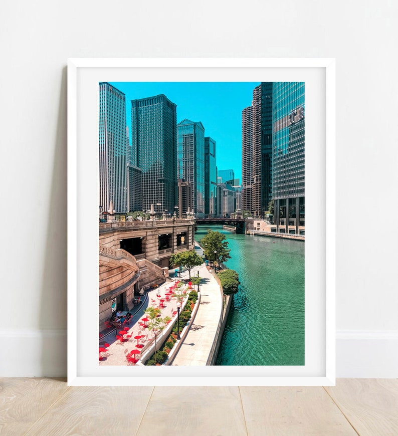 Chicago Photography, Chicago Riverwalk Prints, Chicago River Wall Art