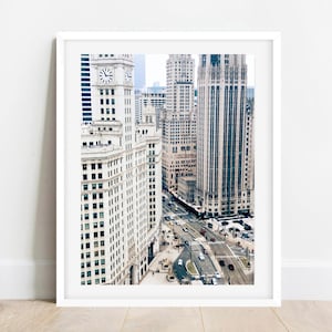 London House Chicago, Chicago Rooftop View, Wrigley Building, Chicago Photography, Chicago Architecture Art, Chicago Wall Art, Chicago Art