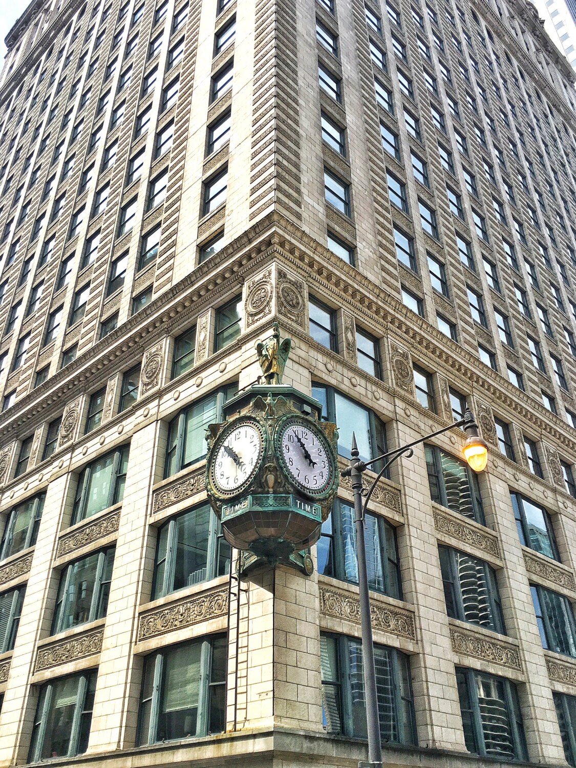 Jewelers Building Clock Print, Signature Chicago Clock, Chicago Clocks
