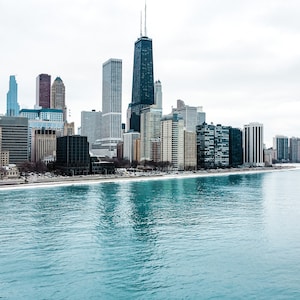 Chicago Skyline Wall Art, John Hancock Picture, Lake Michigan Photo, Chicago Photography, City Photography, Chicago Wall Art, Chicago Prints