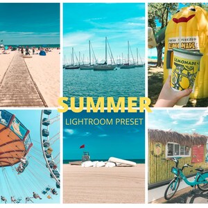Summer Lightroom Preset, Muted Tones Summer Preset, Teal Summer Preset, Mobile Lightroom Presets, Photo Filter, Instagram Blogger Presets