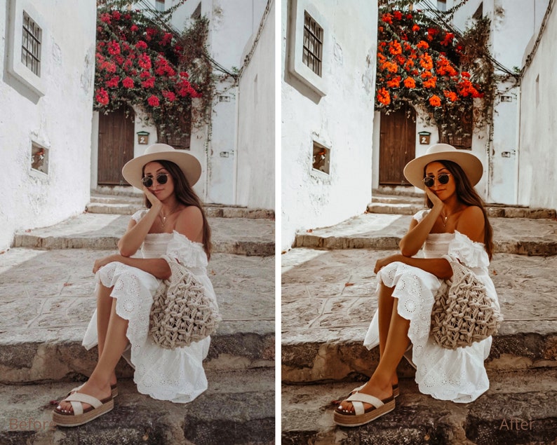 Tan Lightroom Preset Summer Glow Warm Preset Brown Preset Etsy