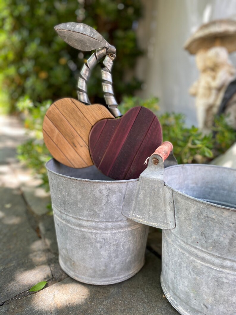 Cherries wine barrel art