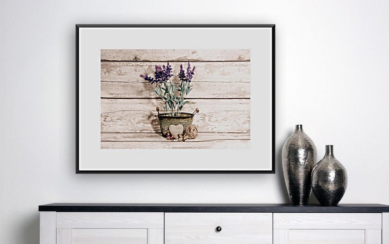 Lavender Home Decor Purple Wall Art Flower And Pebble Photography Or Print