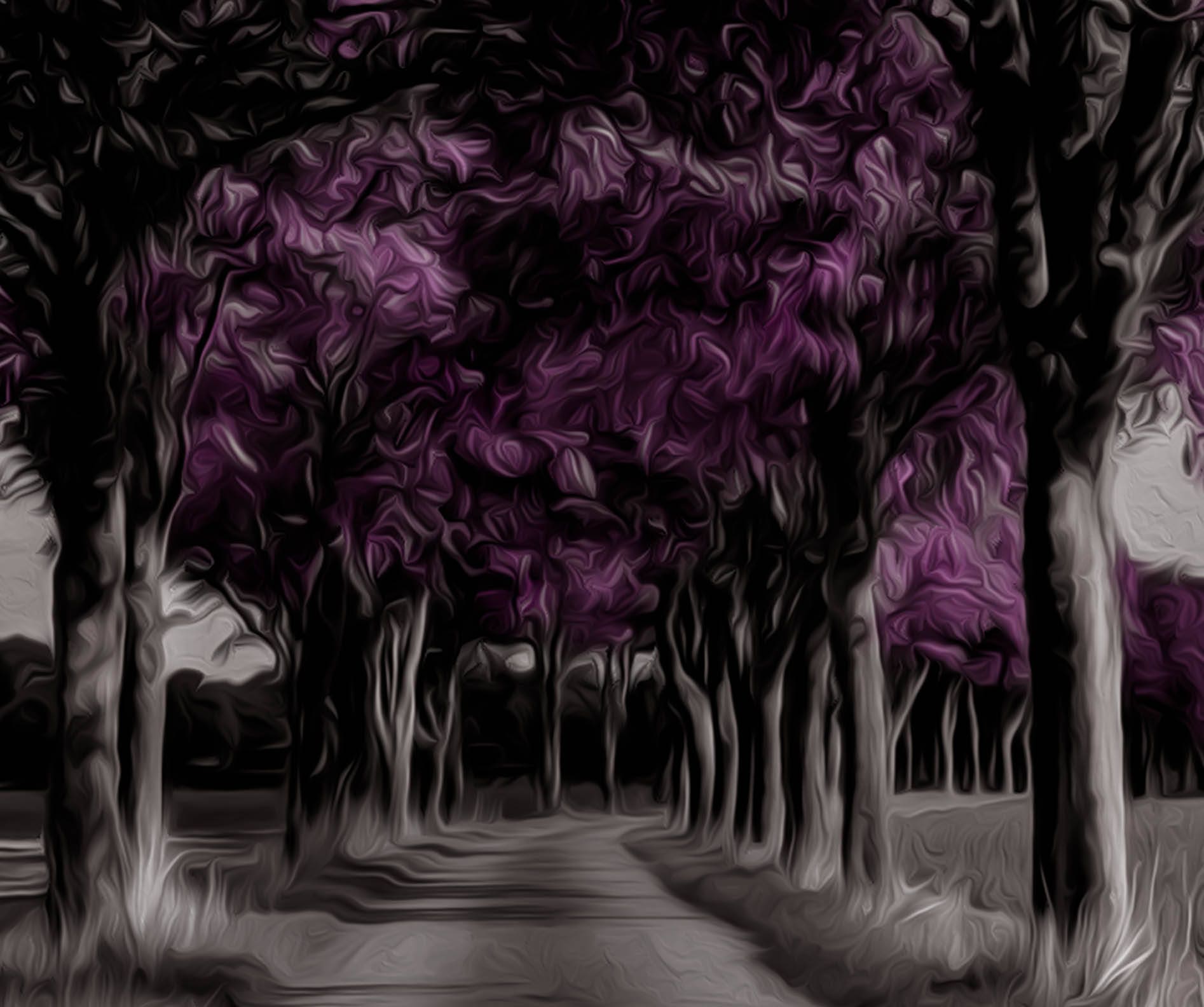 Purple Tree Photo Art Tree Wall Art Nature Wall Art Tree Etsy