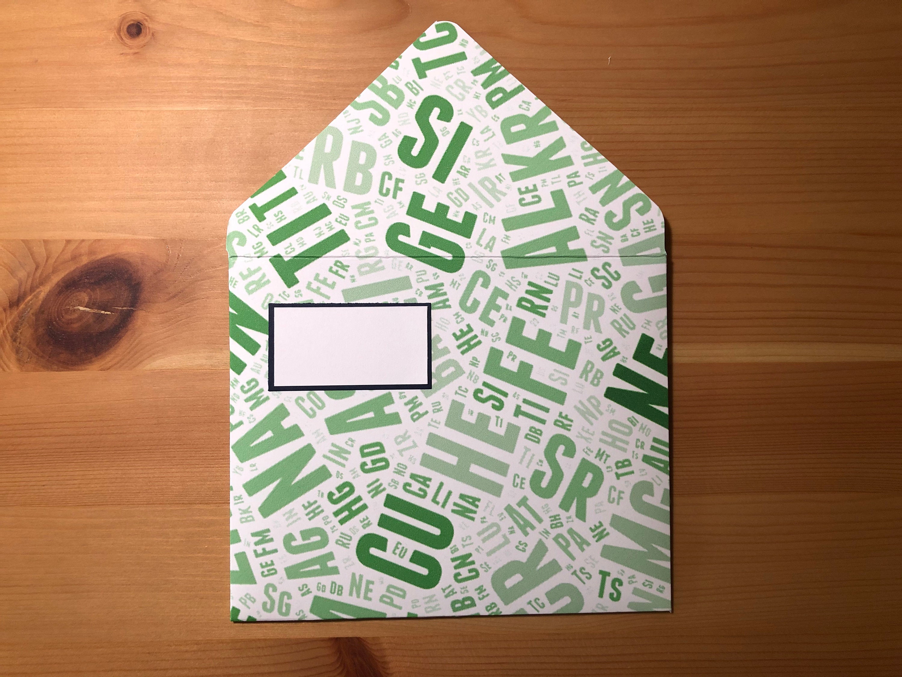 Science Christmas Card o Chemistree - Etsy