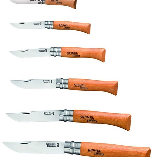 Opinel Carbon Steel Pocket Knives Virobloc Safety Collar Etsy Israel