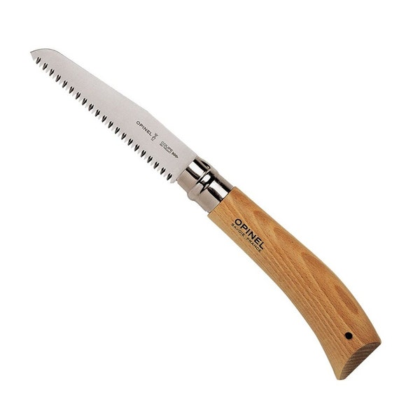 OPINEL 120 Folding Saw - 12cm carbon steel blade with safety lock ring - varnished beech handle - NEW BOXED