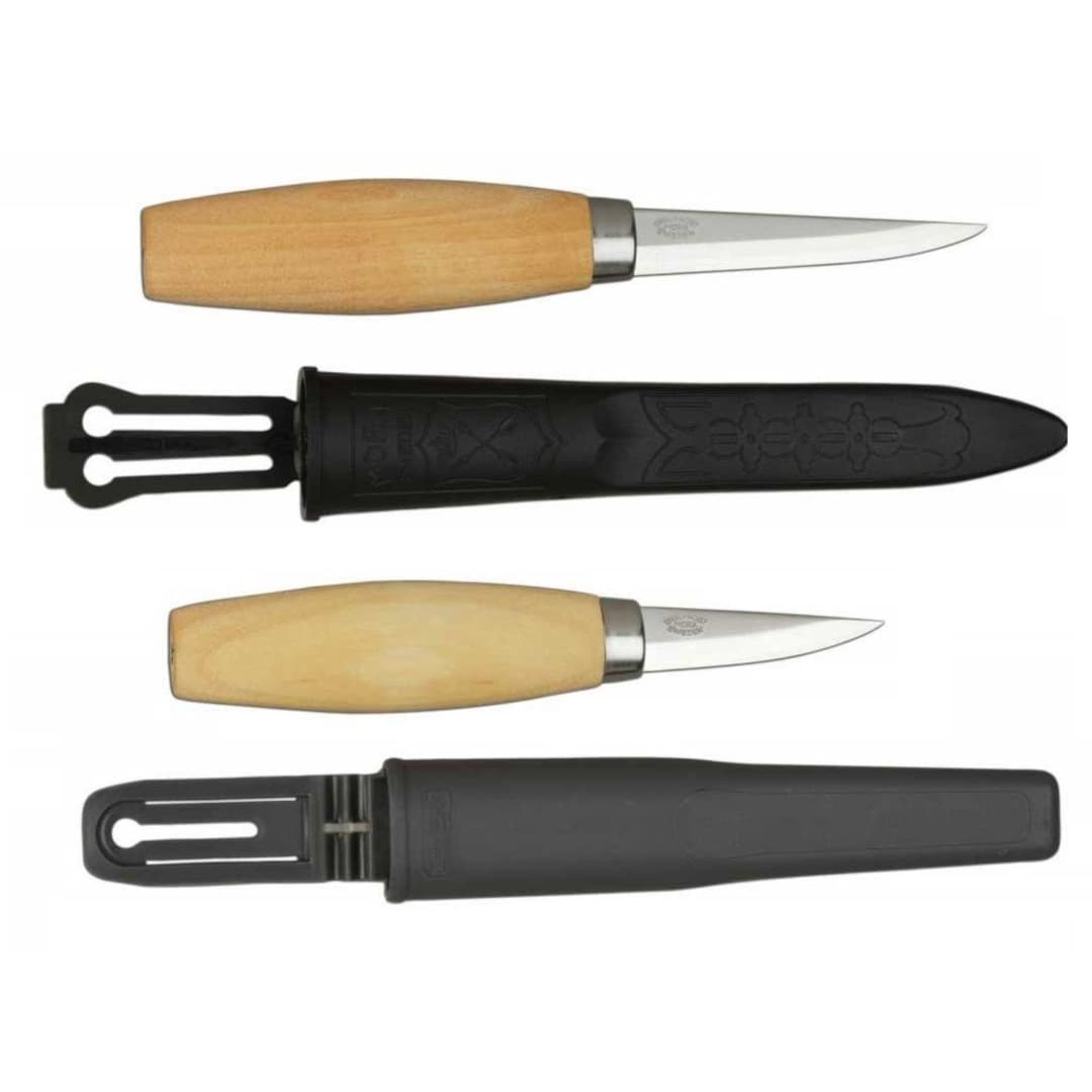 Mora 106 & 120 Wood Carving Knife Set Made in Sweden - Etsy Israel