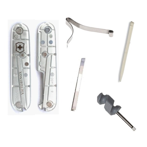 Victorinox 91mm Swiss Army Spares Kit Tweezers Toothpick Screwdriver Handles Etsy Canada