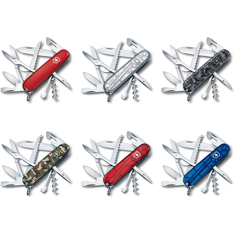 Victorinox HUNTSMAN Swiss Army Knife 15 Functions Genuine Etsy UK