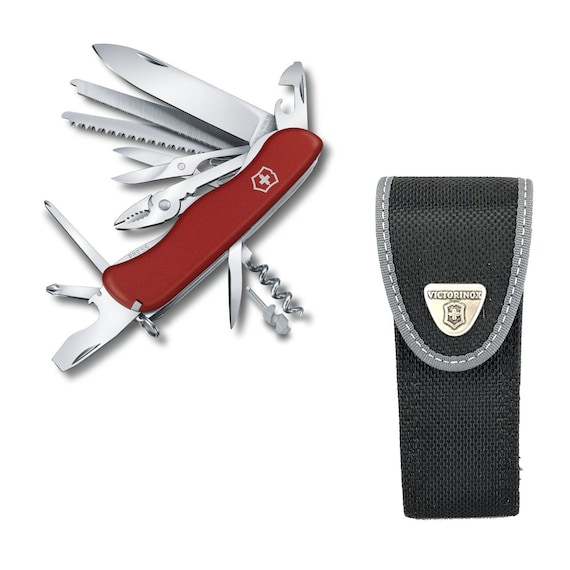 Victorinox WORKCHAMP Swiss Army Knife 111mm Linear Lock Blade With Holster  Latest Improved Lock Design -  Ireland