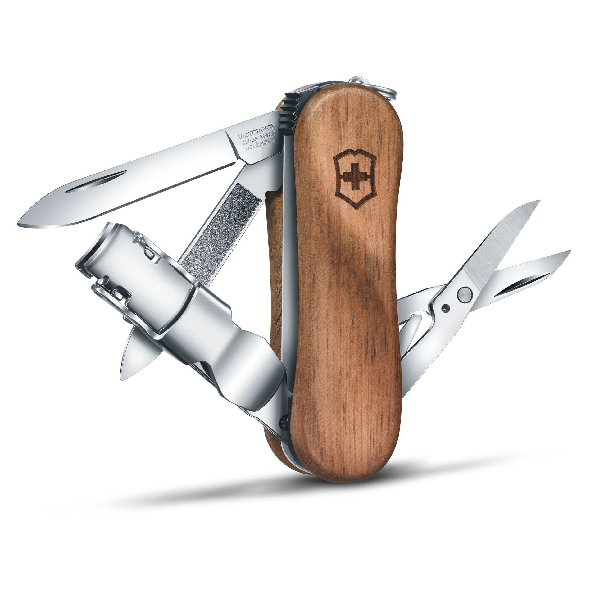 VICTORINOX NAIL CLIPPER & NAIL FILE SWISS ARMY STAINLESS STEEL +