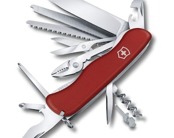 Victorinox WORKCHAMP locking blade Swiss army knife - 111mm linear lock blade - Latest improved lock design