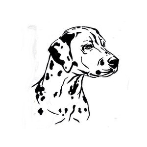 Schablonen Bastelvorlagen Scrapbooking DALMATION Hunde SCHABLONE - A4 Mylar