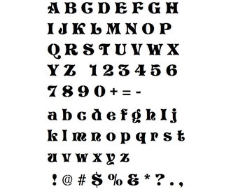 STENCILS Crafts Templates Scrapbooking Card Making Lettering Printing Painting Alphabet STORYBOOK - A4 Mylar