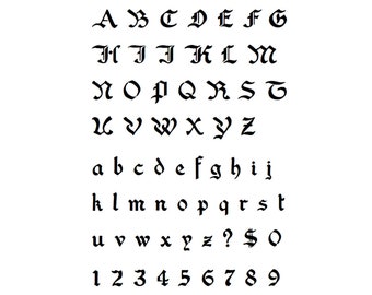 STENCILS Crafts Templates Scrapbooking Card Making Lettering Printing Painting Alphabet WASHINGTON TEXT - A4 Mylar