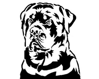 Stencils Crafts Templates Scrapbooking ROTTWEILER Dog STENCIL - A4 Mylar