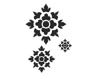 Stencils Crafts Templates Scrapbooking Tiles Card Making STENCIL DESIGN 3 A4 Mylar