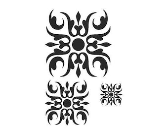 Stencils Crafts Templates Scrapbooking Tiles Card Making STENCIL DESIGN 4 A4 Mylar