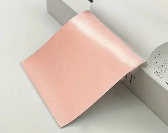 GILDING - Metal Leaf (ROUGE PINK) 10 x single sheets for arts crafts (not edible)
