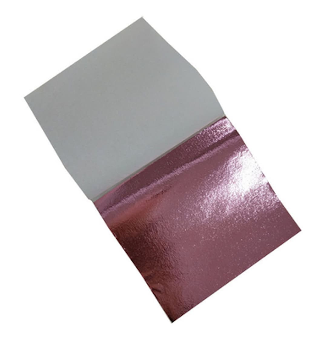 GILDING Metal Leaf hot Pink Coloured Gold Leaf 9 X 9cm - Etsy