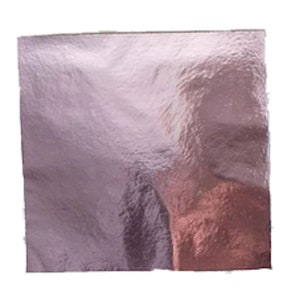 VERGULDEN - Metal Leaf PEACH PURPLE 10 x losse vellen voor kunsthandwerk (niet eetbaar)