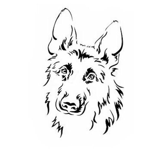 Stencils Templates Crafts German Shepherd Mylar Painting Wall Art stencils-templates-crafts-german-shepherd-mylar-painting-wall-art