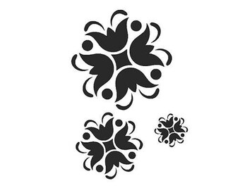 Stencils Crafts Templates Scrapbooking Tiles Card Making STENCIL DESIGN 5 A4 Mylar