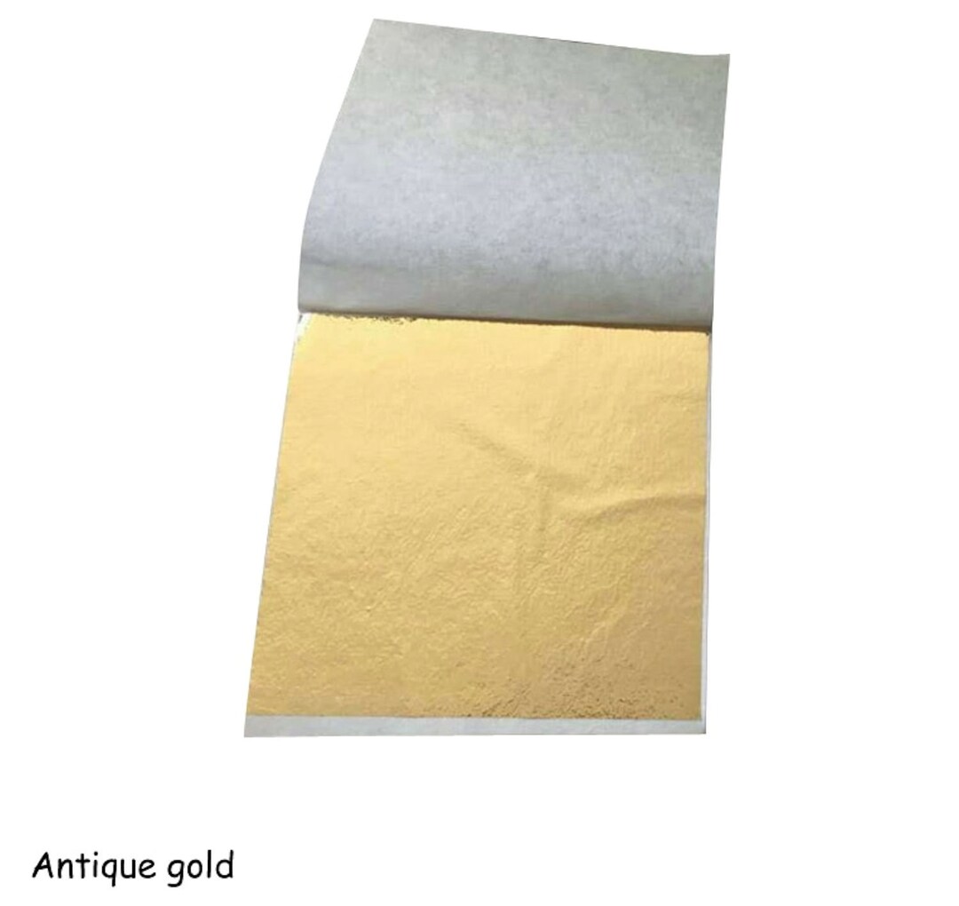 GILDING Metal Leaf antique Gold Gold Leaf 9 X 9cm 10 X Etsy