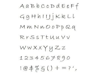 Stencils Crafts Templates Scrapbooking Card Making Printing Lettering Painting  HAND  ALPHABET STENCIL - A4 Mylar