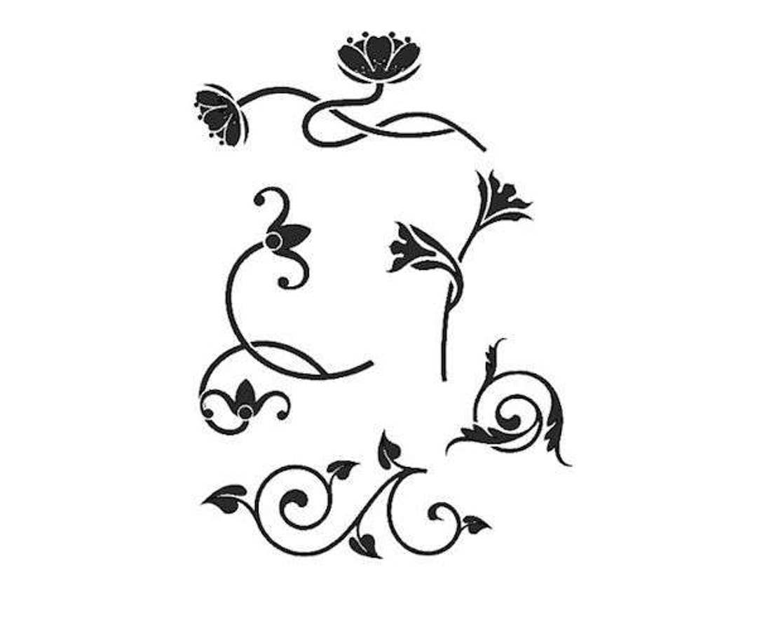 Stencils Crafts Templates Scrapbooking Card Making Tile &amp; Fabric ...