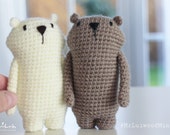 Mr. Luiwood mini crochet Amigurumi pattern LuiLuh.handmade language english and german